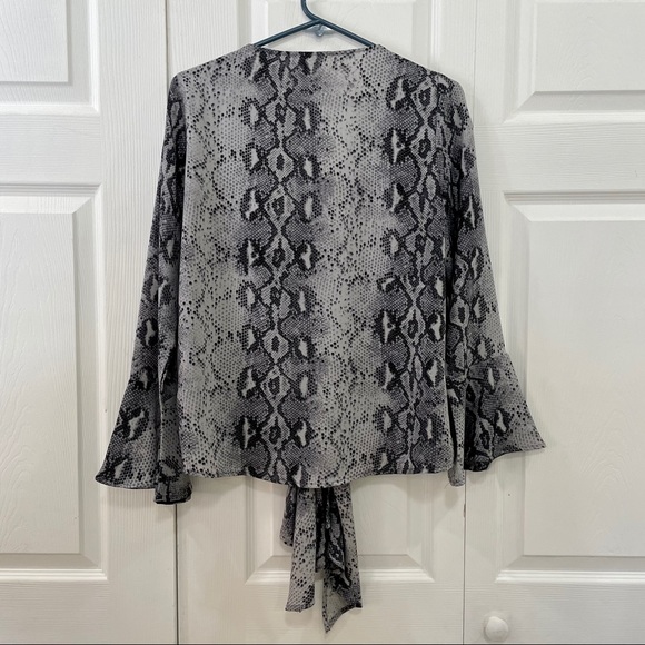 Snake Print Blouse - Picture 2 of 5